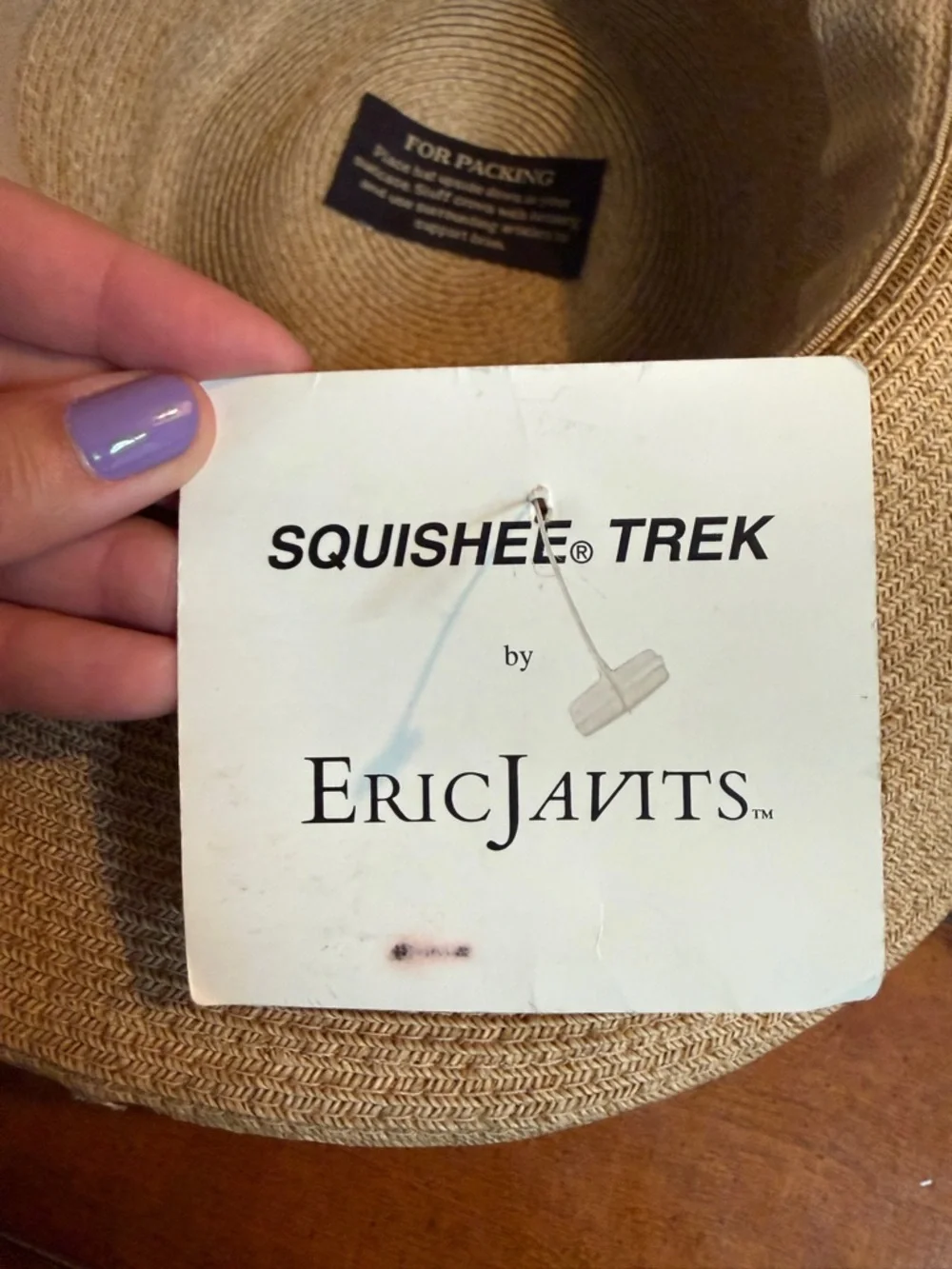 Eric Javits Squishee Trek Cowboy Hat in natural - Picture 11 of 12